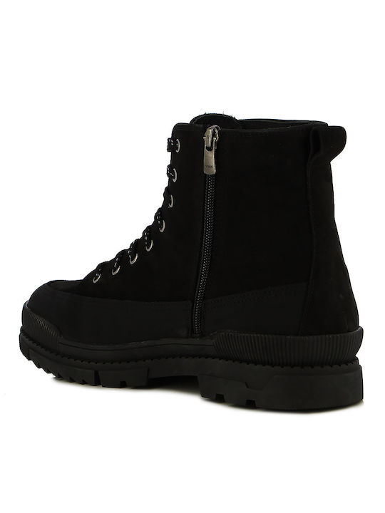 Leather Men's Boots Black