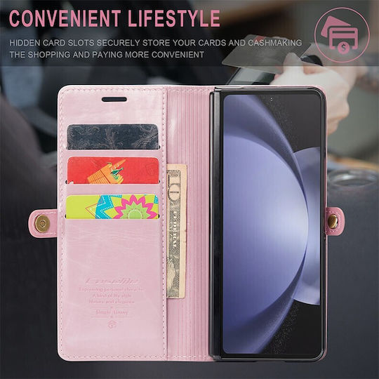 003 Lite Book Leather Pink (Galaxy Z Fold5)
