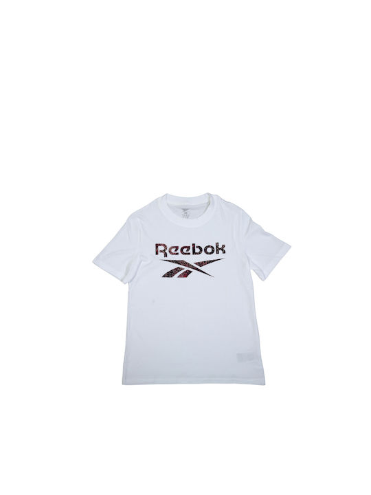 Reebok Graphic Women's Blouse Short Sleeve White