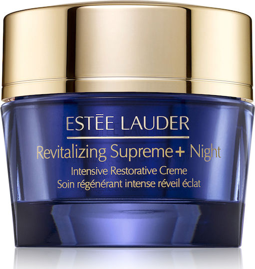 Estee Lauder Revitalizing Supreme+ Cremă de Față de Noapte 24h pentru Hidratare, Anti-îmbătrânire și Tonifiere cu Acid Hialuronic 50ml