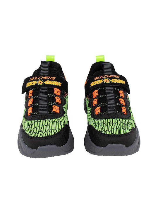 Kids Sneakers with Scratch & Lights Black