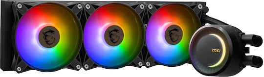 MSI MAG CoreLiquid E360 Охлаждане AIO CPU с 3 Вентилатора 120mm и ARGB Осветление