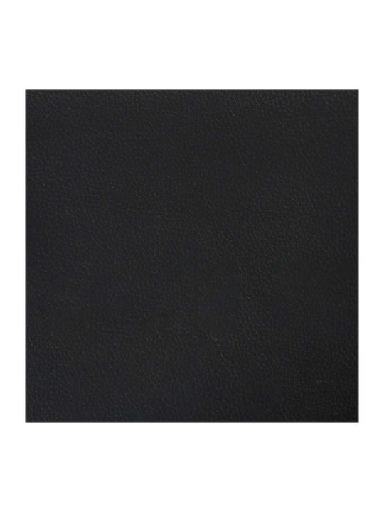 Sofa Bett Einzelbett Mit Kunstleder bezogen Black mit Latten für Matratze 100x200cm