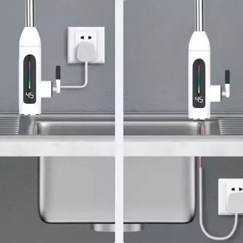 Wall Mounted Electric Single-Phase Instant Heater Tap for Bathroom / Kitchen 3kW