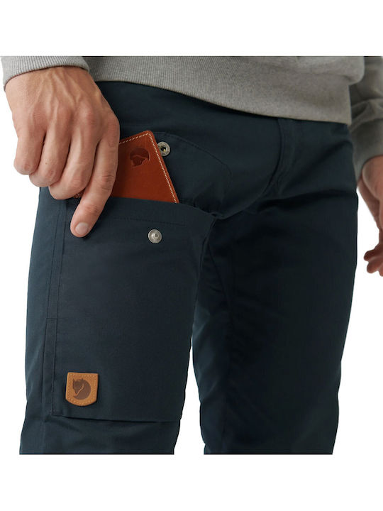 Fjallraven Greenland Lang Hose Wandern Blau