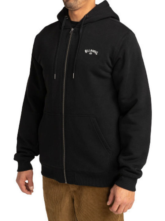Herren Sweatshirt mit Kapuze in Schwarz