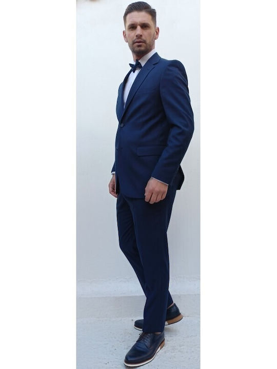 Italian Job 811601/01 Suit blue navy