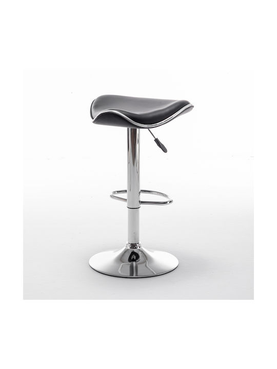 Bar Stool Mod with Adjustable Height Black 44.5x43x65.5cm