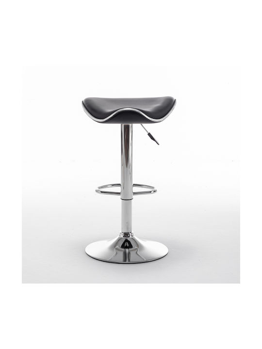 Bar Stool Mod with Adjustable Height Black 44.5x43x65.5cm