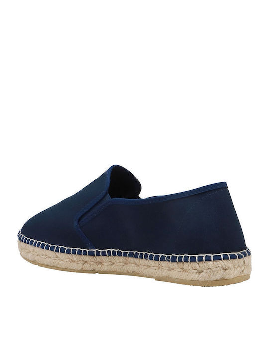 Luis Women's Fabric Espadrilles Navy Blue