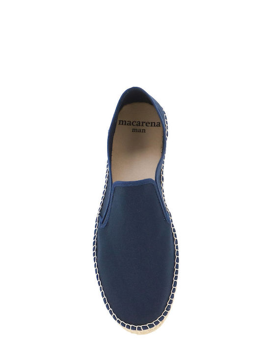Luis Women's Fabric Espadrilles Navy Blue