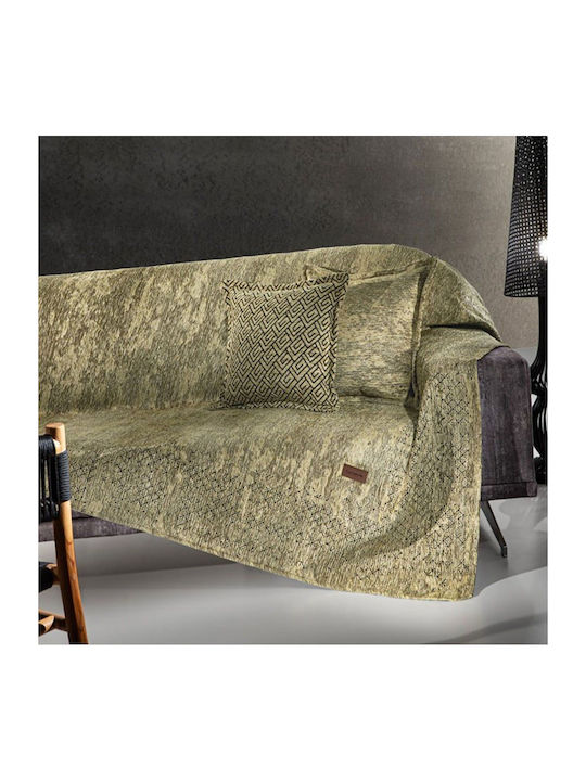 Guy Laroche Armchair Throw Nobel 180x150cm Olive