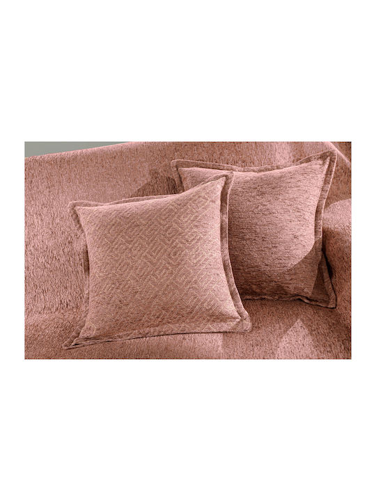Guy Laroche Matis Zweisitzer-Sofa Überwurf Chenille 180x250cm Salmon Herstellerfarbe