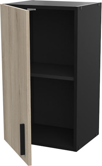 Poppy Dulap Suspendata Negru 40x30x70buc