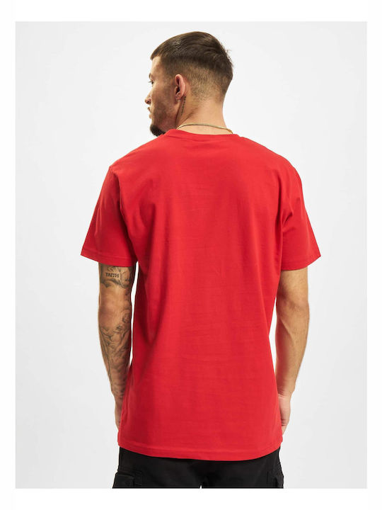 Thug Life Herren T-Shirt Kurzarm Rot