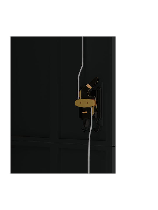 Kleiderschrank Büro Black 90x40x180cm