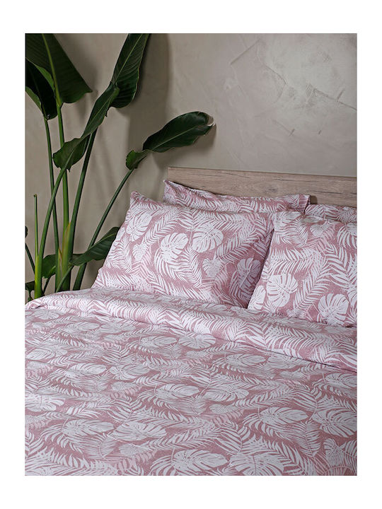 Sunshine Duvet Cover Cotton Double 200x250 Cotton Feelings 2038 Pink