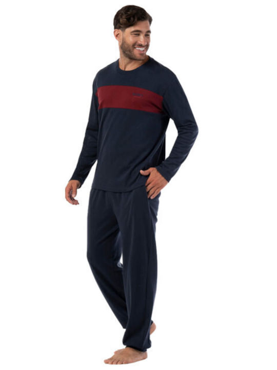 Secret Point Men's Winter Pajamas Set Multicolour