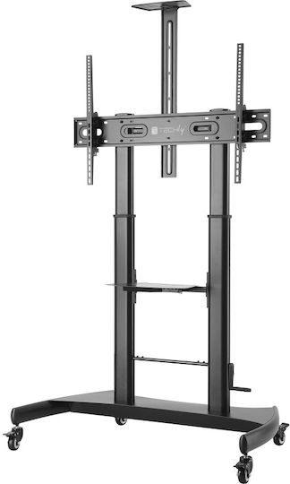 Techly ICA-TR36 Βάση Τηλεόρασης Δαπέδου έως 60" και 100kg Μαύρο