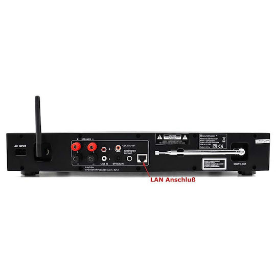 Soundmaster Ολοκληρωμένος Ενισχυτής Hi-Fi Stereo 100W/8Ω ICD4350SW