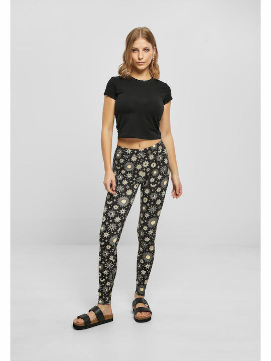 Frauen Lang Leggings Schwarz