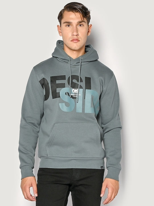 Camaro Men's Sweatshirt with Hood Petrol Blue