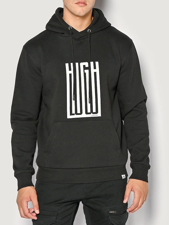 Sweatshirt with Hood Black