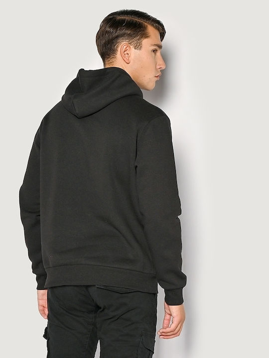 Sweatshirt with Hood Black