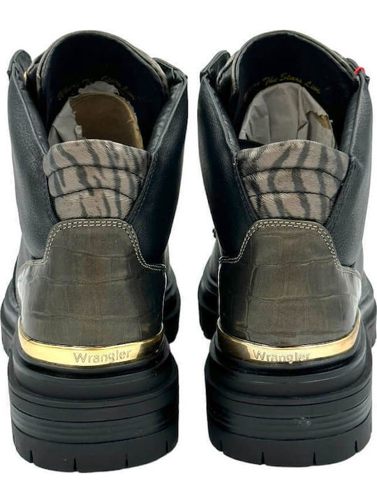 Courtney Safari Peak Women's Ankle Boots Black