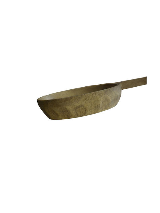 Nakaro Wood Serving Bowl Round Wooden Brown with Diameter 28cm