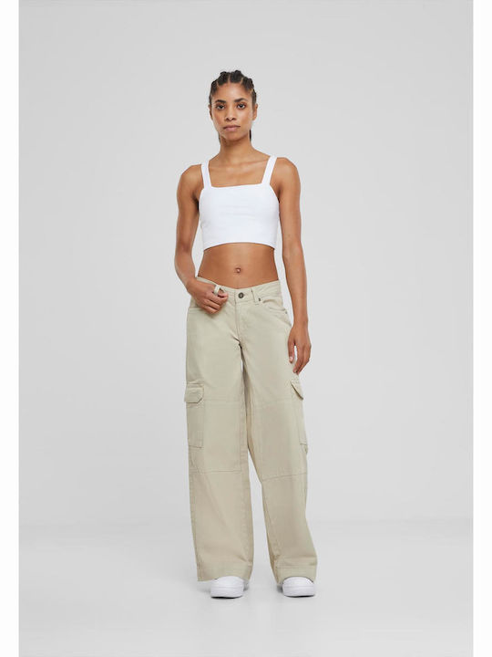 Dama Tesatura Pantaloni Cargo Albastru