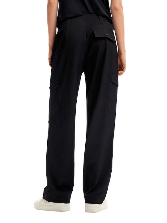Liverpool Damen Stoff Hose Schwarz
