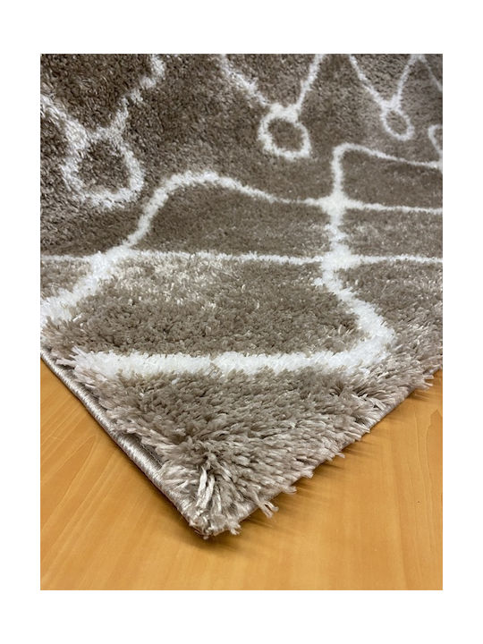 Koulis Carpets Puffy 9970a Teppich Rechteckig Zottelig Brown