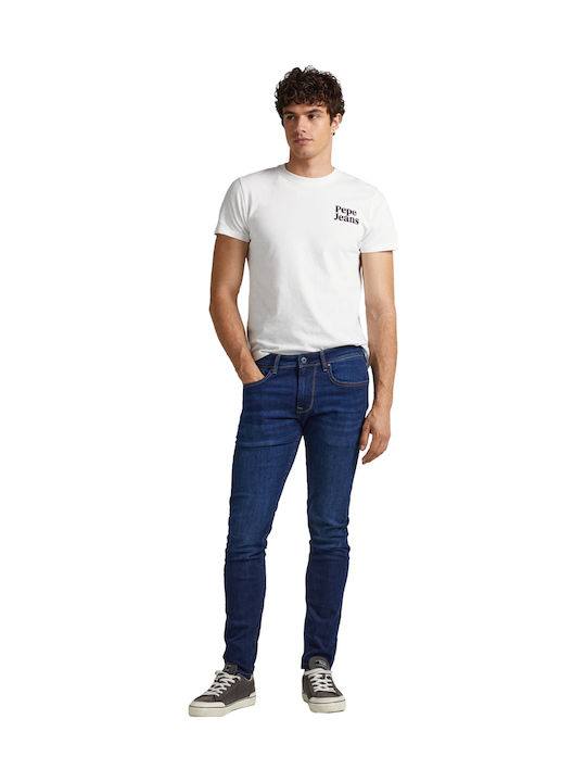 Finsbury Herren Jeanshose mit Skinny Anwendung Blau