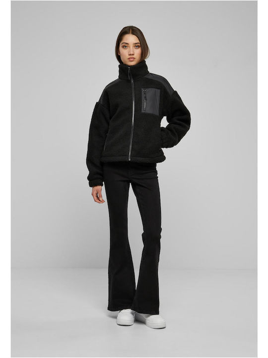 Kurz Damen Puffer Jacke für Winter Mehrfarbig