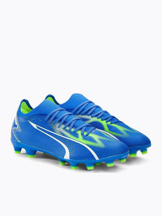 PUMA Ultra Match Ποδοσφαιρικά Παπούτσια με Τάπες FG Μπλε