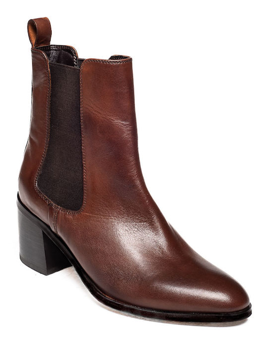 Franchesca Moretti Women's Leather Boots Brown