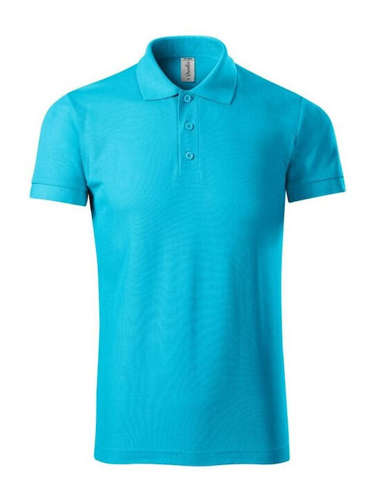 Piccolio Men's Short Sleeve Promotional T-Shirt Blue