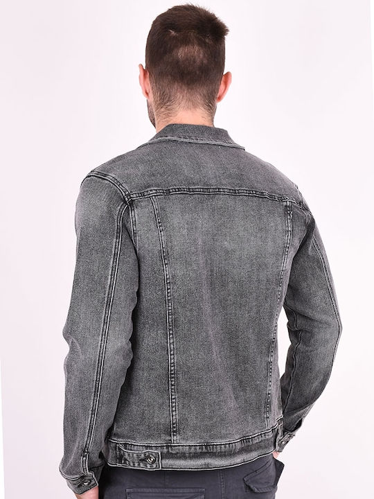 Geci Barbati Denim Gri