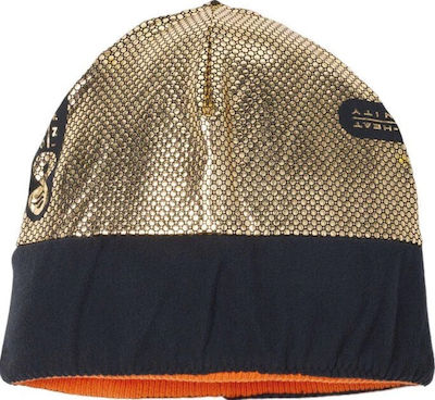 Ii Pom Pom Beanie Unisex Fleece Σκούφος Πλεκτός σε Ροζ χρώμα