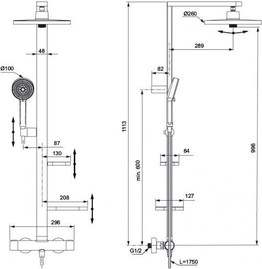 Ideal Standard Ceratherm Idealrain
