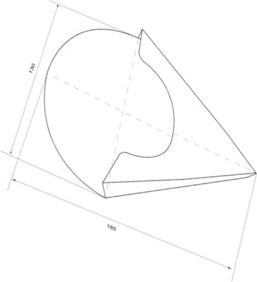 Σετ 100 Χάρτινα Κουτιά Κρέπας 13x18.5εκ.