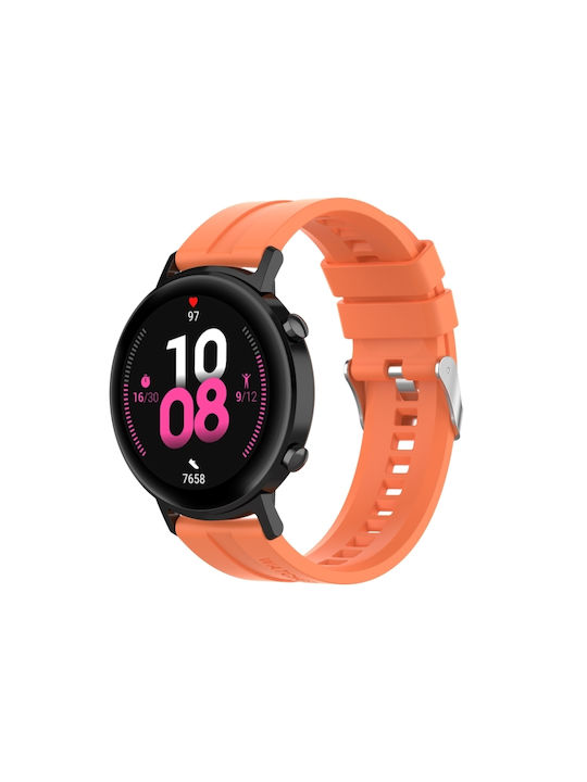 Watch Gt 2 42mm Strap Silicone Gray (Galaxy Watch 3 41mmVivomove HRHuawei Watch GT2 / GT3 (42mm) / GT3 Pro (43mm)Realme Watch 2)