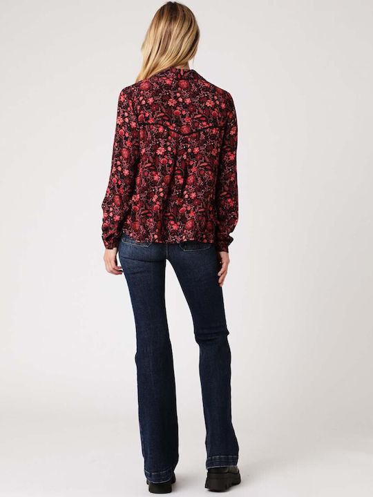 Berenice Women's Blouse Long Sleeve Floral Multicolour