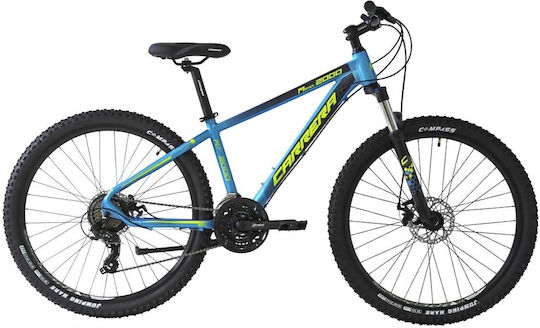 Carrera 2000 27.5" 2023 Blue Mountain Bike with Speeds and Hydraulic Disc Brakes