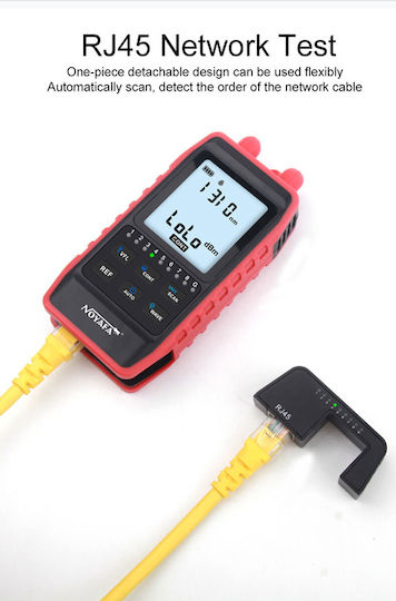 Noyafa NF-908L Tester Καλωδίων Οπτικής Ίνας RJ45 / USB