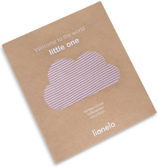 Lionelo Blanket Nursery Swaddling Blankets Bamboo Pink Pink 75x100cm