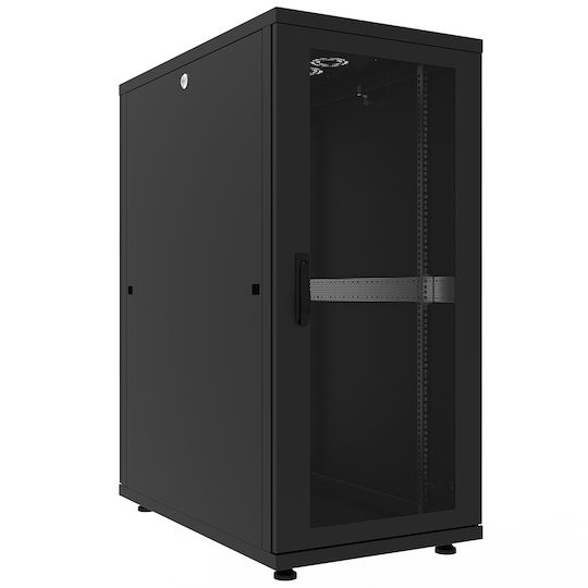 Canovate Επιδαπέδια Καμπίνα Rack 26U 60x100cm Μαύρο CSS-U-9-2660F