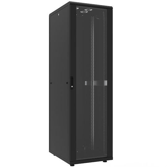 Canovate Επιδαπέδια Καμπίνα Rack 42U 60x100cm Μαύρο CSN-U-9-4260A