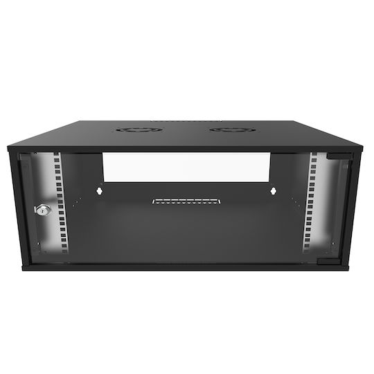 Canovate Wandmontiert Rack-Schrank 4U 60x60cm Schwarz WC1S-9-0466A